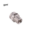 Yimiante metric thread bite type straight npt male tube pipe fittings